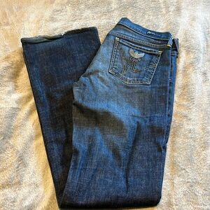 Citizens Of Humanity Womens 29 Dark Wash Collete Stretch Low Rise Bootcut Jeans